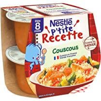 NESTLÉ P'tite recette - Couscous dès 8 mois