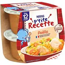 Nestlé, P tite recette paella dès 12 mois bol x 2