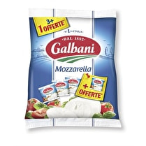Galbani, Mozzarella - 3 x 125 g + 1 offert