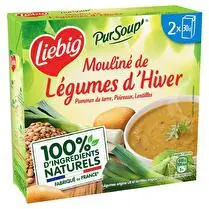 Liebig, Pursoup mouliné de légumes d'hiver pommes de terre poireaux lentilles x 2