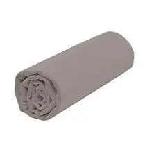 Influx, drap housse 90x190 taupe