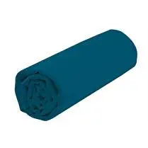 Influx, drap housse 140x190 bleu canard