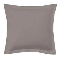 Influx, taie d'oreiller 63x63 taupe