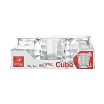 CT Cube verre a eau 24 cl  x6