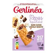 Gerlinéa, Barres fourrées chocolat