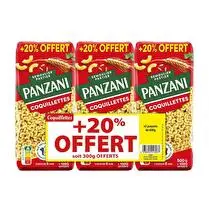 Panzani, Coquillettes - 3x500g + 20 % offert