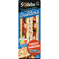 Sodebo, Sandwich Suedois poulet tandoori