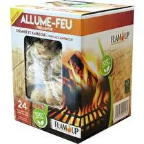 Flam Up, Allume feux laine de bois + allumette intégrée