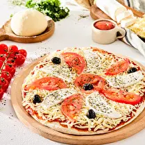 Fabriqué dans nos ateliers, Pizza chèvre tomate