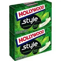 Hollywood, Style Chewing gum menthe verte