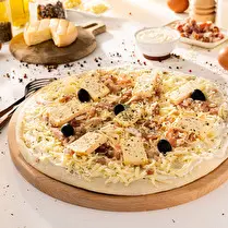 Fabriqué dans nos ateliers, Pizza munster lardons