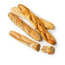 Pain cuit sur place, Baguettes assorties 3+1 offerte