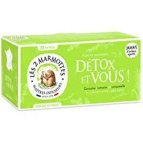 Les 2 marmottes, Infusion detox et vous  30 sachets