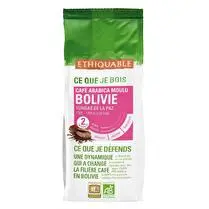 Ethiquable, Café moulu Bolivie BIO