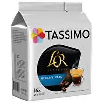 Tassimo, Caspules décaféinato x16
