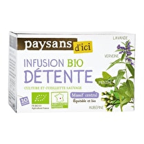 Paysans d'ici, Infusion détente BIO x20