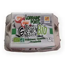 Lorraine ponte, Oeufs frais bio