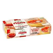 Rians, Crème brulée au rhum de la Guadeloupe