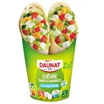 Daunat, Be wrappy Chèvre tomates marinées