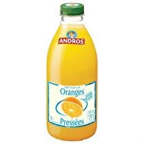 ANDROS Jus Orange sans pulpe bouteille 1L