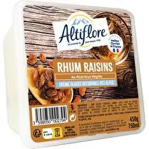 Altiflore, Crème glacée Rhum Raisin