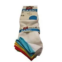 Influx, Socquettes invisibles Sport x 5 coloris Blanc, taille 31/35