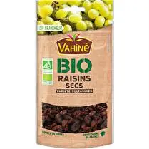 Vahiné, Raisins secs BIO