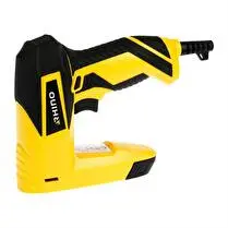 RHINO, Agrafeuse cloueuse Ergonomique - 30 coups/min.   Prise 16A   Chargement : agrafes 6-14mm / clous 14-15 mm.  Inclus: 100 clous et 400 agrafes