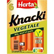 Herta, Knacki saucisses végétales x6