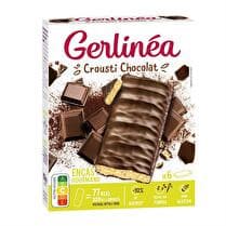 GERLINÉA Barres crousti chocolat x6