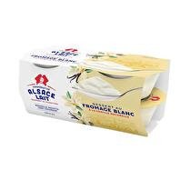 ALSACE LAIT Fromage blanc A la  vanille   4 x 125 g