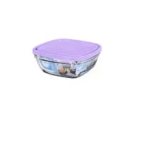 Duralex, Freshbox empilable  avec couvercle mauve 14cm