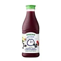 Innocent, Jus myrtille pomme cassis cranberry