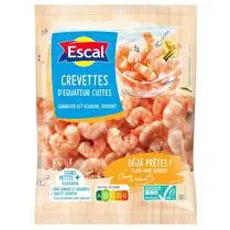 Escal, Crevettes d'Equateur décortiquées cuites