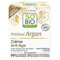 So'Bio étic, Crème anti âge jour précieux argan