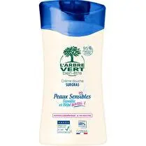 L'arbre vert bien-être, Crème douche peaux sensibles