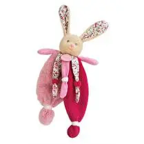 Baby nat', Doudou lapin poupi rose