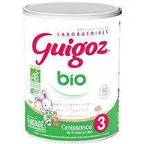 Guigoz, Lait en poudre croissance 3 dès 10 mois BIO
