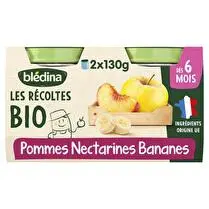 Blédina, Pommes nectarines & bananes dès 6 mois