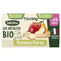 Blédina, Pommes poires dès 4 mois