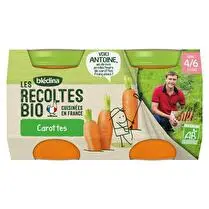Blédina, Carottes dès 4/6 mois