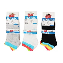Influx, Socquettes invisibles Sport x 5 coloris Noir, taille 31/35