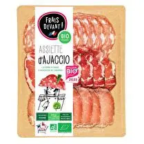 Frais devant, Assiette d'Ajaccio BIO