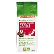 Ethiquable, Café grains Colombie BIO