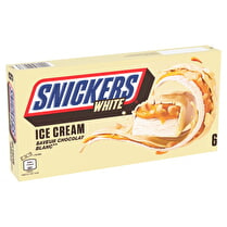 Snickers, Barres glacées chocolat blanc white