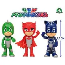 GIOCHI PREZIOSI, Figurines articulées Pyjamasques 7.5 cm