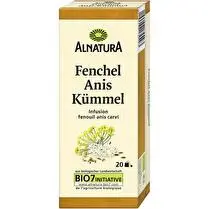 Alnatura, Infusion fenouil anis carvi BIO x20