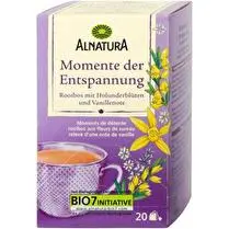 Alnatura, Thé rooibos aux fleurs de sureau relevé d'une note vanille  BIO x20