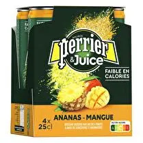 Perrier, Eau gazeuse Ananas et mangue