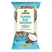 Alnatura, Galettes de riz chocolat lait coco BIO